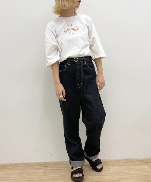 apres jour（アプレジュール）の「ロールアップアソートT【ZOZOTOWN限定アイテム】（Tシャツ/カットソー・レディース・オフホワイト/ライトピンク/アイボリー/ホワイト系その他2/ブラック/ホワイト系その他/ラベンダー/ホワイト系その他3・フリー/X-LARGE）」の19枚目の写真