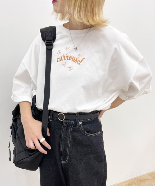 apres jour（アプレジュール）の「ロールアップアソートT【ZOZOTOWN限定アイテム】（Tシャツ/カットソー・レディース・オフホワイト/ライトピンク/アイボリー/ホワイト系その他2/ブラック/ホワイト系その他/ラベンダー/ホワイト系その他3・フリー/X-LARGE）」の12枚目の写真