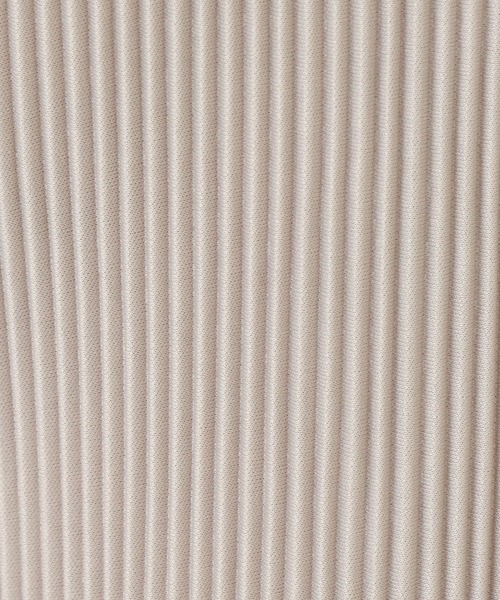 libelle more（リベル モア）の「裾メロー　クリスタルプリーツパンツ（その他パンツ・レディース・グレイッシュベージュ/ミント/ライトグレー/ブラック・L/M）」の7枚目の写真