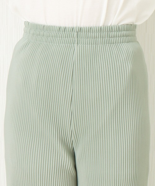 libelle more（リベル モア）の「裾メロー　クリスタルプリーツパンツ（その他パンツ・レディース・グレイッシュベージュ/ミント/ライトグレー/ブラック・L/M）」の22枚目の写真