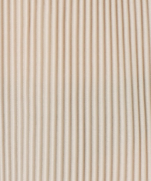 libelle more（リベル モア）の「裾メロー　クリスタルプリーツパンツ（その他パンツ・レディース・グレイッシュベージュ/ミント/ライトグレー/ブラック・L/M）」の19枚目の写真