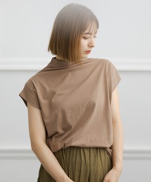 ZAKKA-BOX | モックネックデザイントップス(Tシャツ/カットソー)