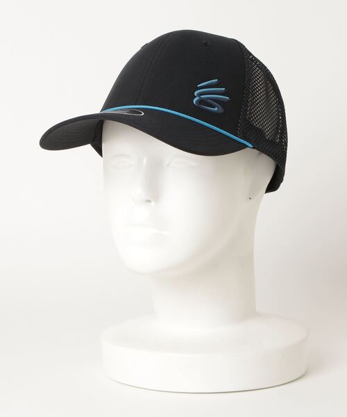 UNDER ARMOUR（アンダーアーマー）の「カリー ハット（ゴルフ/MENS/メンズ）（キャップ・メンズ・ホワイト×ブラック/ブラック×ブルー・ONESIZE）」の7枚目の写真