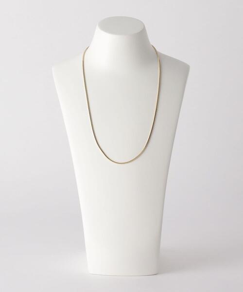 BEAUTY&YOUTH UNITED ARROWS（ビューティーアンドユースユナイテッドアローズ）の「BY チェーン ネックレス（ネックレス・メンズ・シルバー/ゴールド・FREE）」の4枚目の写真