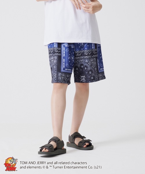 Tom&Jerry(トムアンドジェリー)の「【TOM AND JERRY/トムとジェリー】 ミニ裏毛総柄ショーツ(その他パンツ・メンズ・その他1/その他2・MEDIUM/LARGE/X-LARGE)」の1枚目の写真