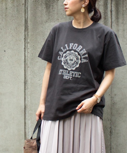ALL ORDINARIES（オールオーディナリーズ）の「【Hunch ハンチ】CALIFOLNIAロゴ半袖Tシャツ（Tシャツ/カットソー・レディース・ブラック/ベージュ/ホワイト・FREE）」の7枚目の写真