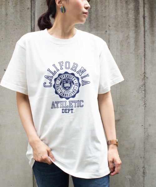 ALL ORDINARIES（オールオーディナリーズ）の「【Hunch ハンチ】CALIFOLNIAロゴ半袖Tシャツ（Tシャツ/カットソー・レディース・ブラック/ベージュ/ホワイト・FREE）」の5枚目の写真