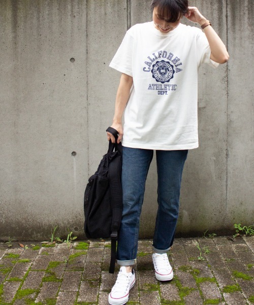 ALL ORDINARIES（オールオーディナリーズ）の「【Hunch ハンチ】CALIFOLNIAロゴ半袖Tシャツ（Tシャツ/カットソー・レディース・ブラック/ベージュ/ホワイト・FREE）」の16枚目の写真