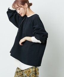 FREAK'S STORE（フリークスストア）の「▽【WEB限定】OE裏起毛ヘンリ－ネックセットプルオーバー（スウェット・レディース）」