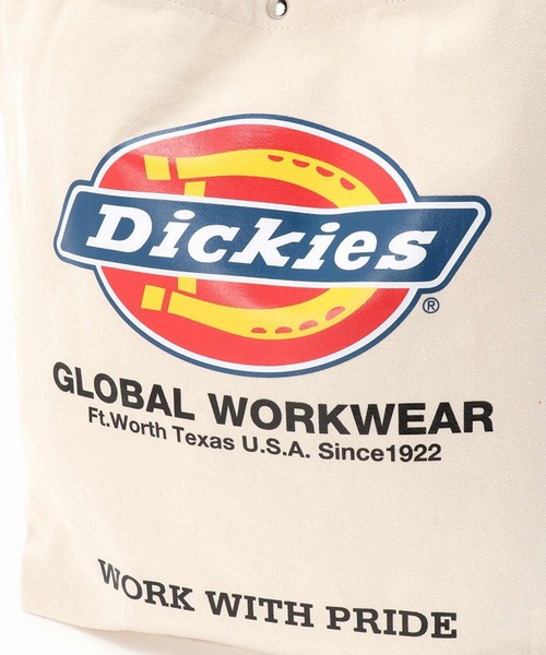 Dickies（ディッキーズ）の「【Dickies】LOGO CANVAS TOTE BAG / ディッキーズ ロゴ キャンバス トートバッグ（トートバッグ・メンズ・レッド/ブラック/ネイビー/オフホワイト・FREE）」の8枚目の写真