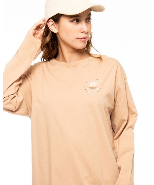 セール Billabong レディース Pattern Circle Logo ロンｔ 21年秋冬モデル ビラボンレディースロンt Tシャツ カットソー Billabong ビラボン のファッション通販 Zozotown