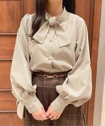 ボウタイ袖ボリュームブラウス【ZOZOTOWN限定アイテム】