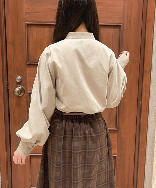 apres jour(アプレジュール)の「ボウタイ袖ボリュームブラウス【ZOZOTOWN限定アイテム】(シャツ/ブラウス・レディース・ピンクベージュ/アイボリー/ライトベージュ・X-LARGE/フリー)」の19枚目の写真