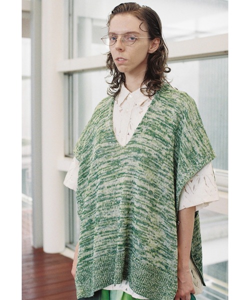 Wizzard ウィザード / KNIT VEST ビッグシルエットニットベスト / WKH22-001