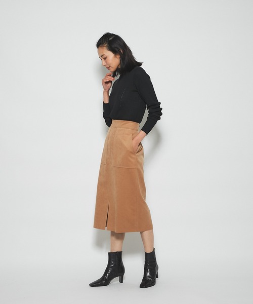 RIVE DROITE（リヴドロワ）の「1着は持っておきたい　アンチピリングタートルニット（ニット/セーター・レディース・ブラック/ベージュ/オフホワイト/ブルー・FREE）」の16枚目の写真