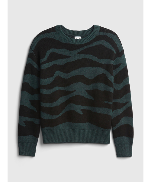 GAP（ギャップ）の「プリントセーター (キッズ)（ニット/セーター・キッズ・ブルー・S/L/XL/XXL/M/XS）」の4枚目の写真