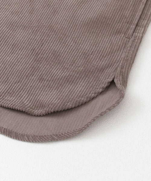 ITEMS URBANRESEARCH（アイテムズ アーバンリサーチ）の「コーデュロイ CPOシャツ（シャツ/ブラウス・メンズ・ブラック/ネイビー/オフホワイト/グレー・MEDIUM/LARGE）」の8枚目の写真