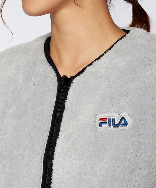 FILA(フィラ)の「【FILA / フィラ】レディースボアジャケット(ブルゾン・レディース・ライトベージュ/ブラック/ライトグレー・MEDIUM/LARGE/X-LARGE)」の14枚目の写真