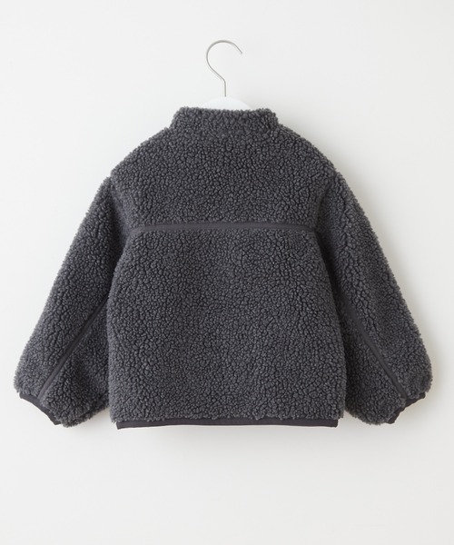 CIAOPANIC TYPY(チャオパニックティピー)の「【KIDS】【OSORO】パイピングボアジャケット(その他アウター・キッズ・チャコールグレー/アイボリー・SMALL/MEDIUM/LARGE/X-LARGE/XX-LARGE)」の7枚目の写真