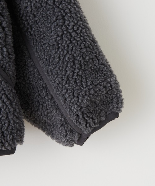 CIAOPANIC TYPY(チャオパニックティピー)の「【KIDS】【OSORO】パイピングボアジャケット(その他アウター・キッズ・チャコールグレー/アイボリー・SMALL/MEDIUM/LARGE/X-LARGE/XX-LARGE)」の6枚目の写真