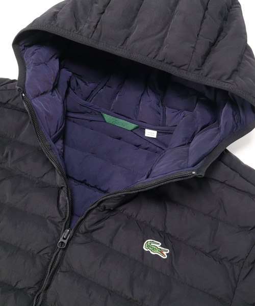 LACOSTE（ラコステ）の「ラコステ ナイロン 折りたたみ 軽量ジャケット（ナイロンジャケット・メンズ・ブラック/ネイビー・M/L/XL）」の9枚目の写真
