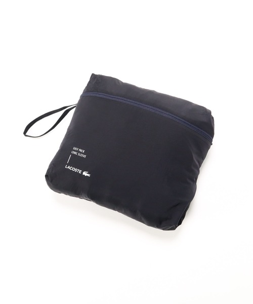 LACOSTE（ラコステ）の「ラコステ ナイロン 折りたたみ 軽量ジャケット（ナイロンジャケット・メンズ・ブラック/ネイビー・M/L/XL）」の18枚目の写真