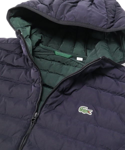 LACOSTE（ラコステ）の「ラコステ ナイロン 折りたたみ 軽量ジャケット（ナイロンジャケット・メンズ・ブラック/ネイビー・M/L/XL）」の19枚目の写真