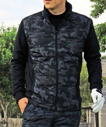 TopIsm（トップイズム）の「裏起毛シャギーボア ゴルフ スタンドネック ダウンジャケット ゴルフウェア  メンズ（ゴルフグッズ）」