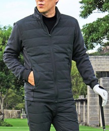 TopIsm（トップイズム）の「裏起毛シャギーボア ゴルフ スタンドネック ダウンジャケット ゴルフウェア  メンズ（ゴルフグッズ）」