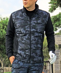 TopIsm（トップイズム）の「裏起毛シャギーボア ゴルフ スタンドネック ダウンジャケット ゴルフウェア  メンズ（ゴルフグッズ）」