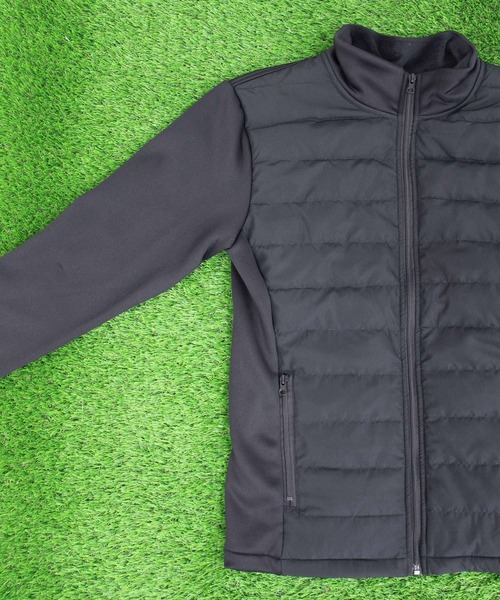 TopIsm（トップイズム）の「裏起毛シャギーボア ゴルフ スタンドネック ダウンジャケット ゴルフウェア  メンズ（ゴルフグッズ・メンズ・チャコールグレー/ブラック/ネイビー/カモフラージュ/ライトグレー/ホワイト×ブラック/グレー系カモフラージュ・LL/M/L/3L）」の9枚目の写真