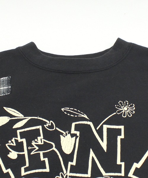 RNA（アールエヌエー）の「M1792 リメイクカレッジトレーナー（スウェット・レディース・ブラック/グリーン/バーガンディー・MEDIUM）」の13枚目の写真