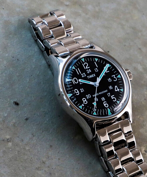 TIMEX × BEAMS CAMPER Silver 925 3針ウォッチ