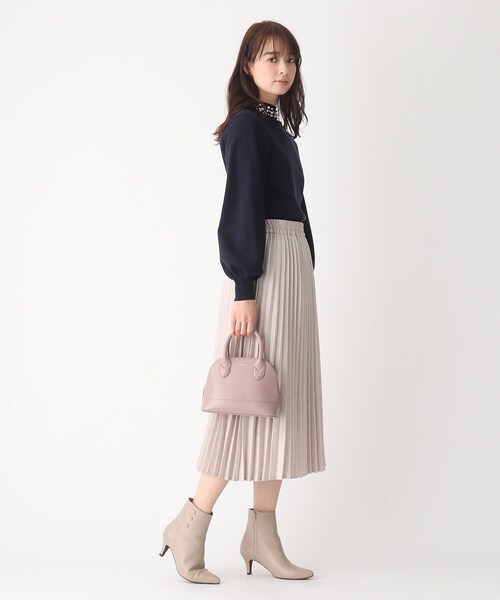 index(インデックス)の「◆フェイクレザーミニブガッティ【2WAY】(ハンドバッグ・レディース・ブルー/ピンク系/オフホワイト・00)」の7枚目の写真