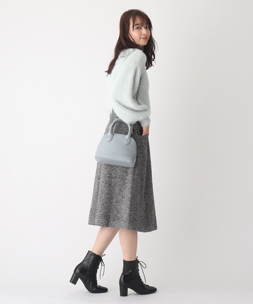 index(インデックス)の「◆フェイクレザーミニブガッティ【2WAY】(ハンドバッグ・レディース・ブルー/ピンク系/オフホワイト・00)」の9枚目の写真