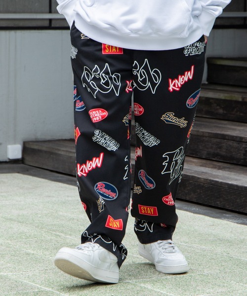 WEGO（ウィゴー）の「WEGO/ワイドシェフパンツ（チノパンツ・メンズ・ホワイト/ブラック/ベージュ/ダークグリーン/ライトパープル/ピンク/ターコイズブルー/その他1/その他2/イエロー/パープル系その他/レッド/ブルー/その他3・SMALL/LARGE/MEDIUM）」の14枚目の写真