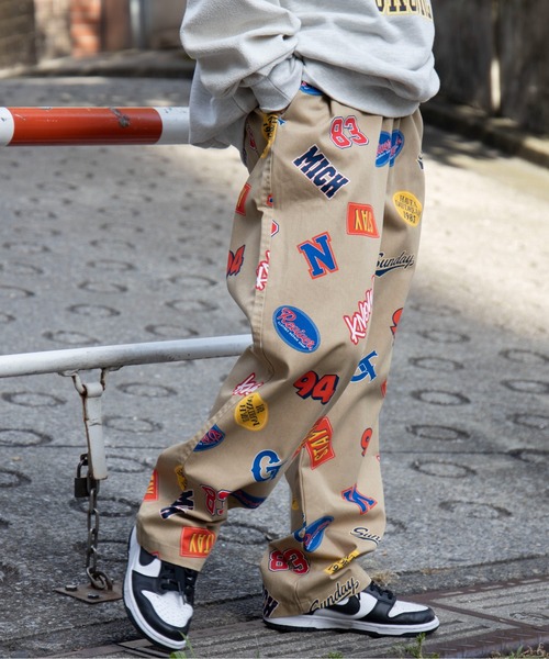 WEGO（ウィゴー）の「WEGO/ワイドシェフパンツ（チノパンツ・メンズ・ホワイト/ブラック/ベージュ/ダークグリーン/ライトパープル/ピンク/ターコイズブルー/その他1/その他2/イエロー/パープル系その他/レッド/ブルー/その他3・SMALL/LARGE/MEDIUM）」の18枚目の写真