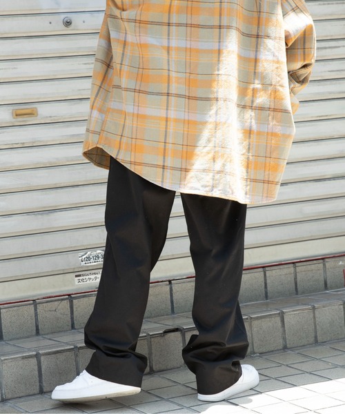 WEGO（ウィゴー）の「WEGO/ワイドシェフパンツ（チノパンツ・メンズ・ホワイト/ブラック/ベージュ/ダークグリーン/ライトパープル/ピンク/ターコイズブルー/その他1/その他2/イエロー/パープル系その他/レッド/ブルー/その他3・SMALL/LARGE/MEDIUM）」の20枚目の写真