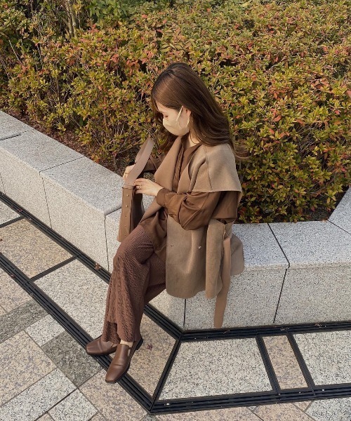 moi tytto（モイテュット）の「フェイクレザーボックスバッグ（ショルダーバッグ・レディース・ブラウン/ベージュ・FREE）」の19枚目の写真