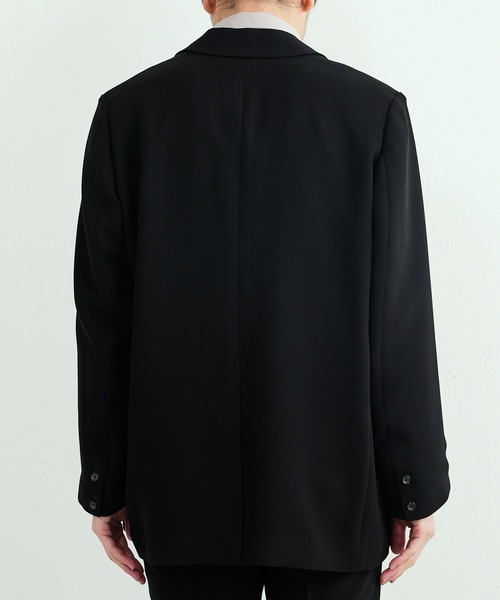 Lui's(ルイス)の「【オリジナルファブリック4×4セットアップシリーズ】 ダブルボクシージャケット(テーラードジャケット・メンズ・ブラック/グリーン・SMALL/MEDIUM)」の13枚目の写真