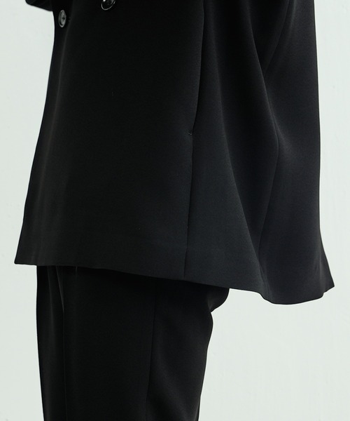 Lui's(ルイス)の「【オリジナルファブリック4×4セットアップシリーズ】 ダブルボクシージャケット(テーラードジャケット・メンズ・ブラック/グリーン・SMALL/MEDIUM)」の17枚目の写真