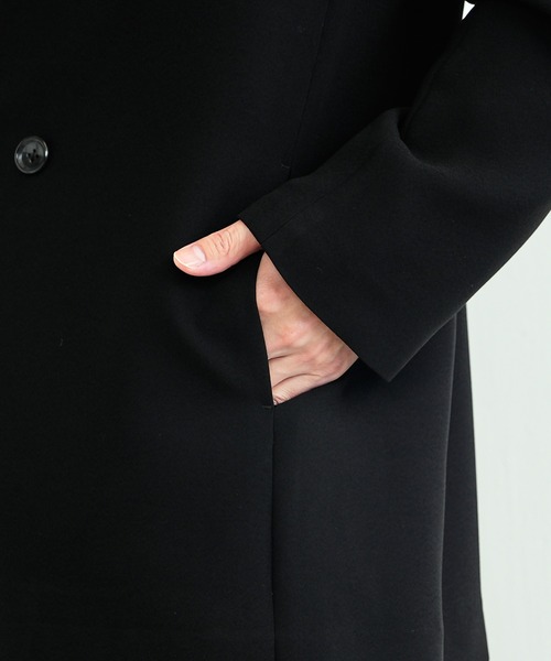 Lui's(ルイス)の「【オリジナルファブリック4×4セットアップシリーズ】 ダブルボクシージャケット(テーラードジャケット・メンズ・ブラック/グリーン・SMALL/MEDIUM)」の18枚目の写真