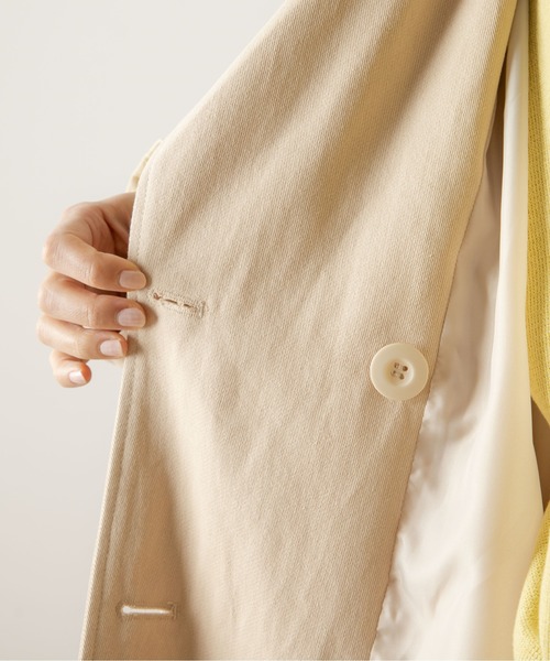 ANGIE（アンジー）の「ツイルボリュームスリーブオーバーサイズトレンチコート（トレンチコート・レディース・ベージュ/カーキ/オフホワイト・FREE）」の18枚目の写真