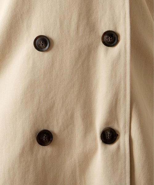 ANGIE（アンジー）の「ツイルボリュームスリーブオーバーサイズトレンチコート（トレンチコート・レディース・ベージュ/カーキ/オフホワイト・FREE）」の17枚目の写真