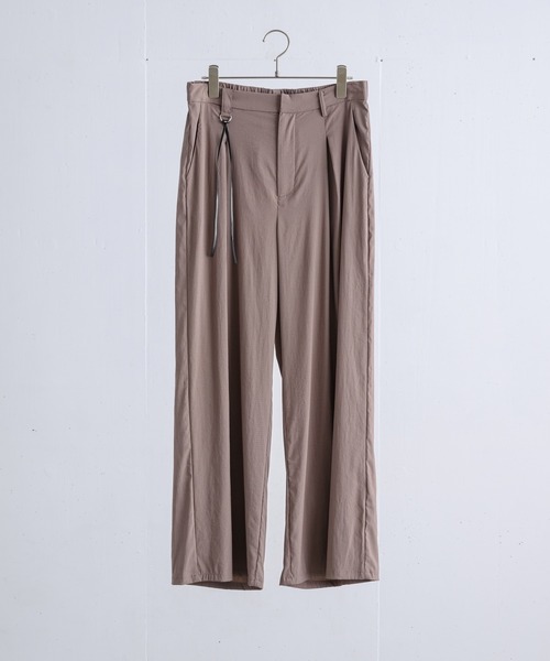 ln fortis(ロンフォルティス)の「ln fortis - リンクルセミワイドフレアパンツ(その他パンツ・メンズ・ブラック/ブラウン/グリーン・SMALL/MEDIUM)」の7枚目の写真