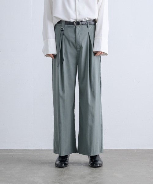 ln fortis(ロンフォルティス)の「ln fortis - リンクルセミワイドフレアパンツ(その他パンツ・メンズ・ブラック/ブラウン/グリーン・SMALL/MEDIUM)」の22枚目の写真