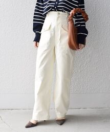 SHIPS | 〈手洗い可能〉ミリタリーモールスキンカーゴパンツ◆(カーゴパンツ)