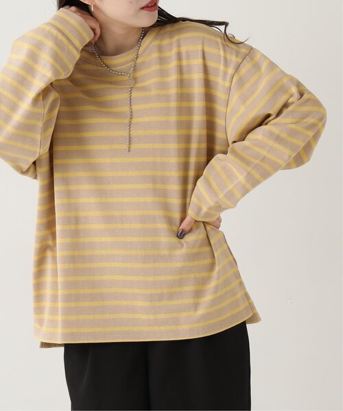ボーダーゆるロンTee