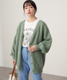 earth music&ecology | 起毛ニットカーディガン＊(カーディガン/ボレロ)
