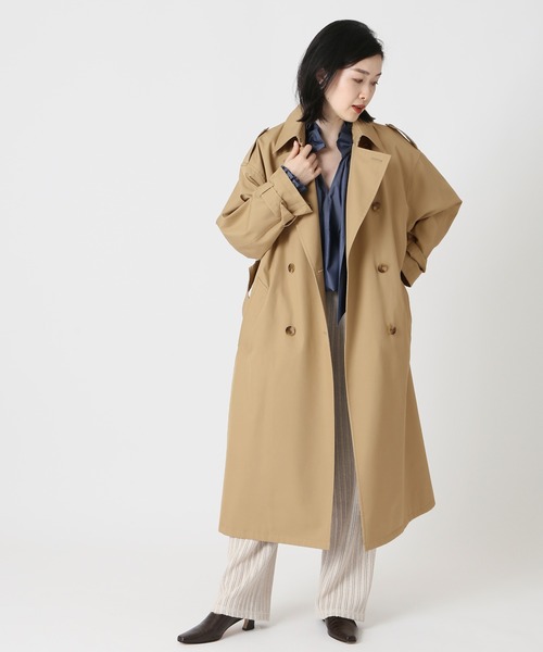 JOURNAL STANDARD L'essage◇トレンチコート/38/-/KHK/無地/25-020-370